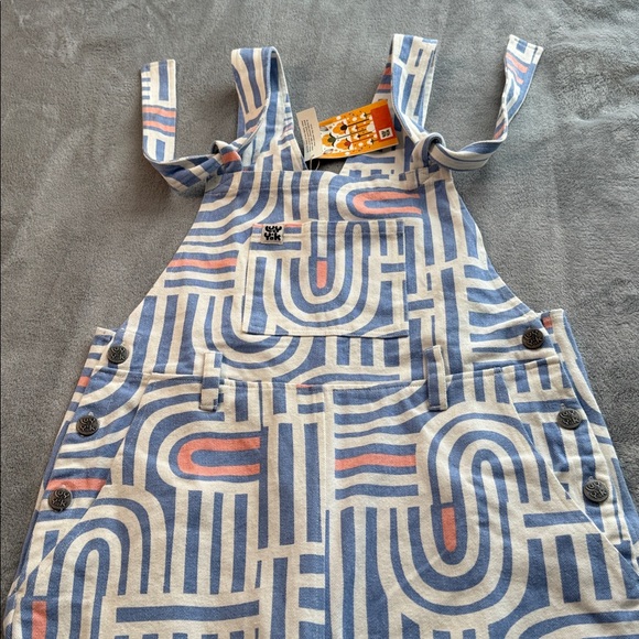 NWT Lucy & Yak Easton Dungarees Overalls Cosmic Size UK12L US8L - Picture 5 of 16